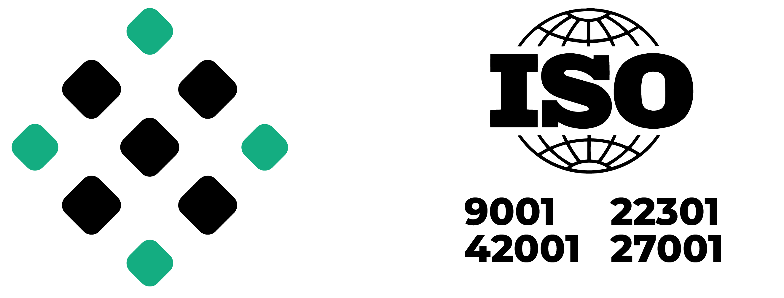 Logarithmic ISO 9001, 22301, 42001, 27001 Certifications